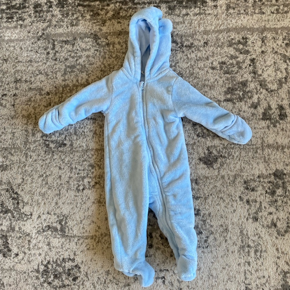 SOLD - 6-9M baby fleece suit